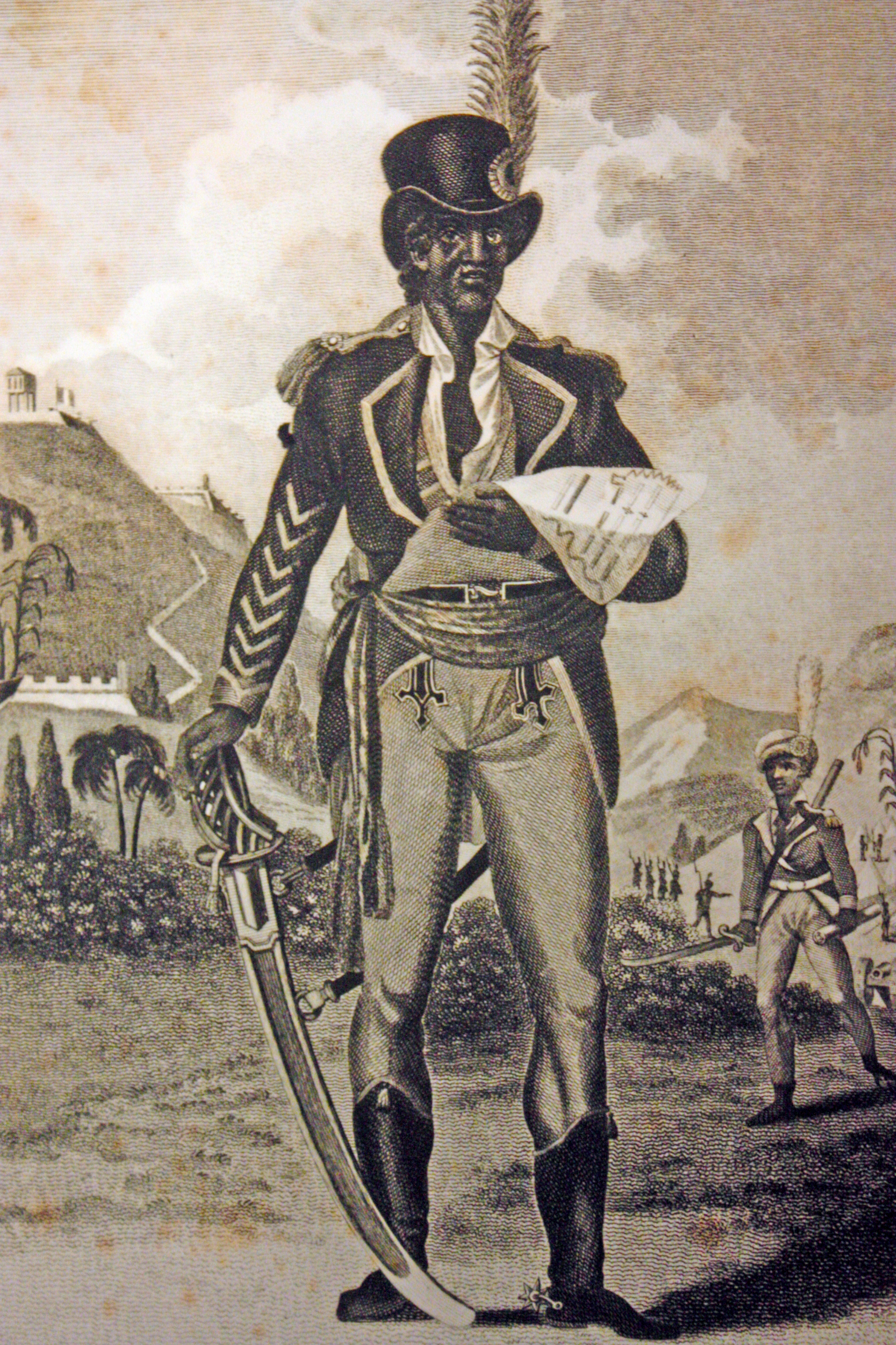 Toussaint Louverture, żołnierz, przywódca i polityk, w 1801 roku ogłosił pierwszą konstytucję Haiti. Fot. Wikimedia Commons