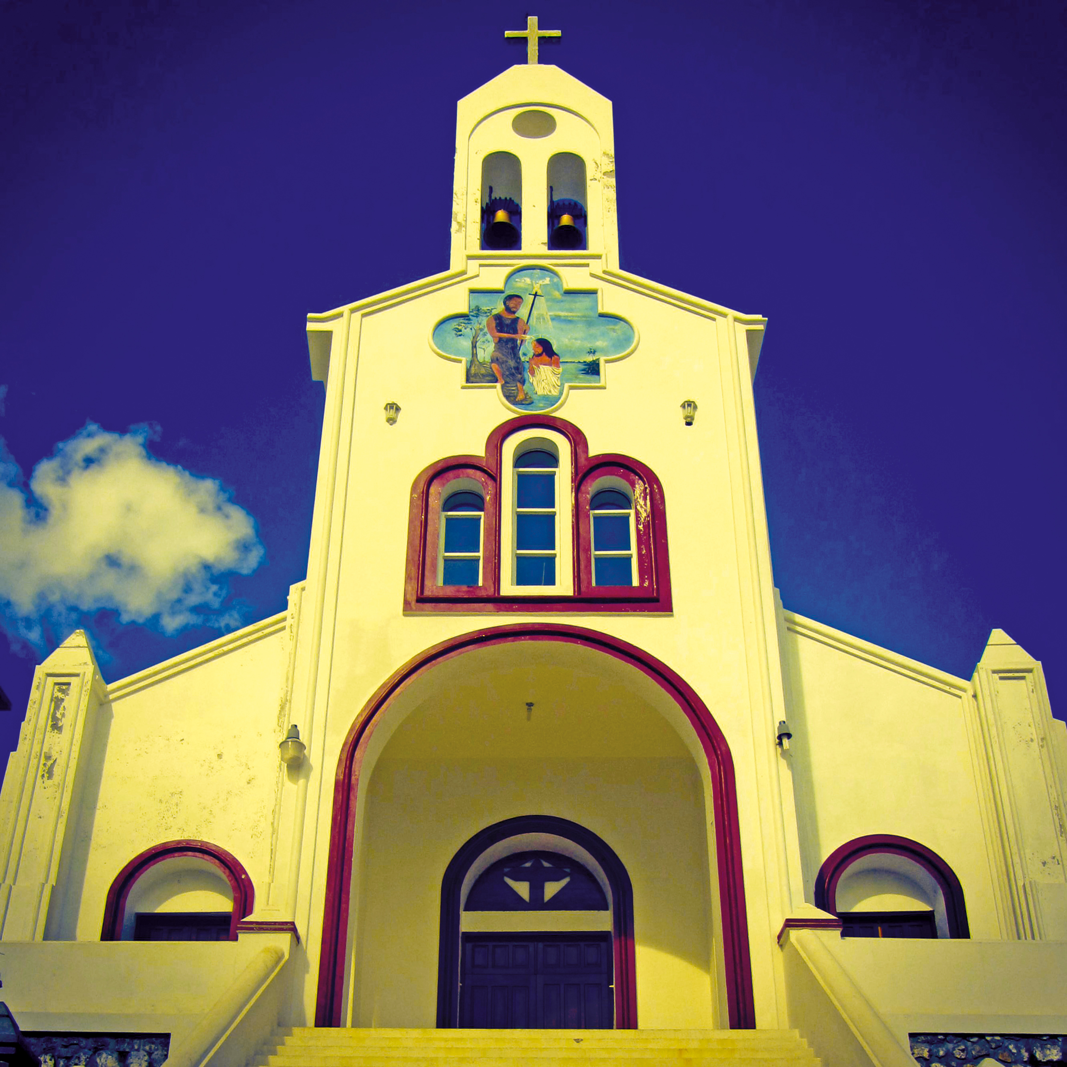 Kościół pod wezwaniem
św. Jana Chrzciciela
w La-Vallée-de-Jacmel,
jednej z wiosek
zamieszkanych przez
potomków Polaków. Fot. Carolusjb